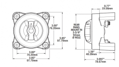 Blue Sea Systems akü şalteri max 48V sürekli 350A ON-OFF