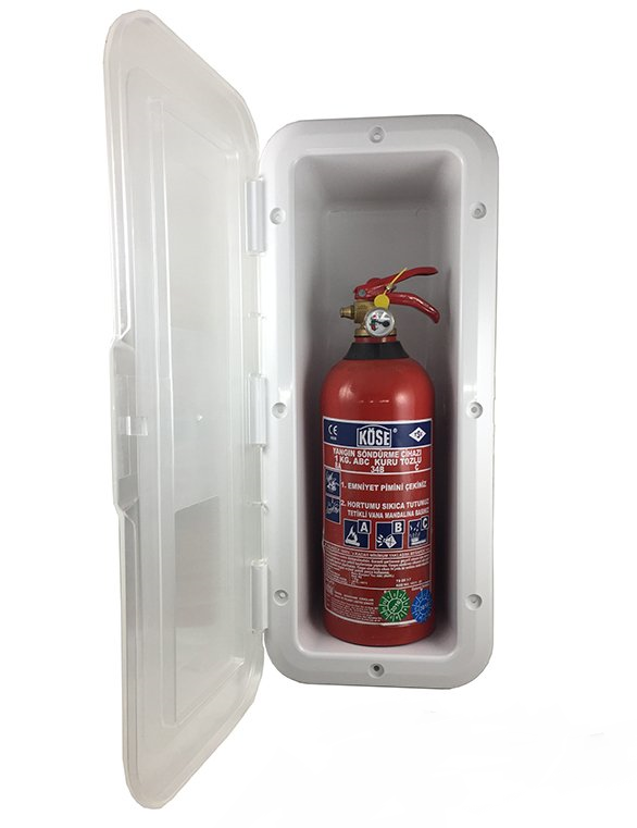 YANGIN TÜPÜ KUTUSU ŞEFFAF 2KG TÜP İÇİN