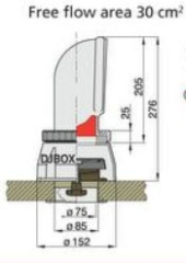 Vetus Dorade box  Uygun Manika Tipi	: Libec/Tramon/Donald/Jerry