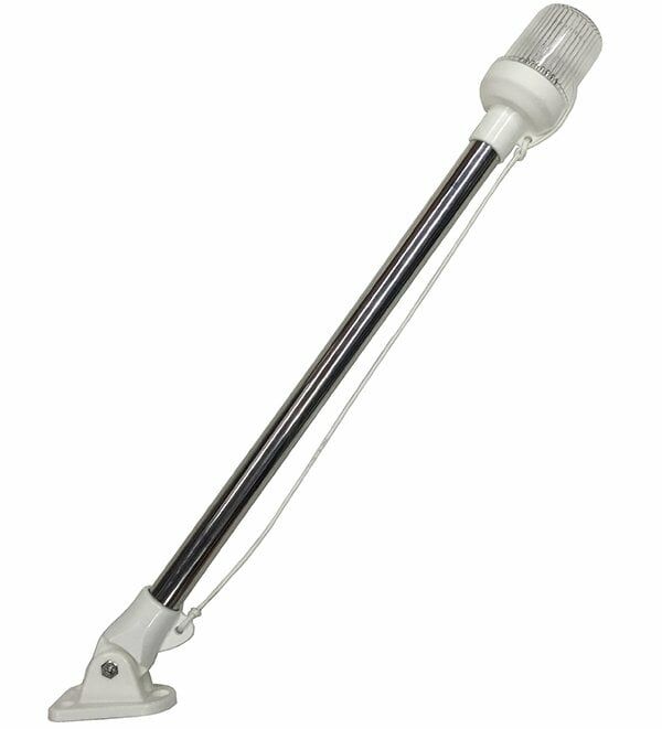 IŞIKLI BAYRAK DİREĞİ SABİT 50cm SİYAH