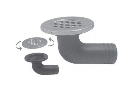 YER SÜZGEÇİ KROM FLANŞLI 38 MM