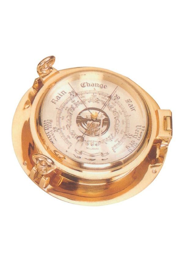 BAROMETRE CK044M SARI ÇAP:18 CM