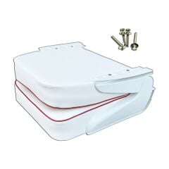 KOLTUK KATLANIR BEYAZ-KIRMIZI 45x36x48cm