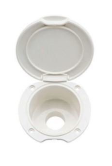 PLASTİK KAPAKLI DUŞ YUVASI  DÜZ ÇAP:70MM