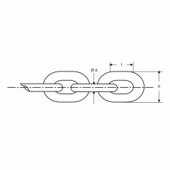 07 MM GALVANİZLİ KALİBRE ATLI ZİNCİR