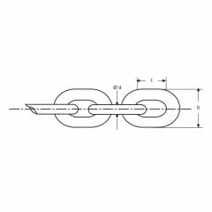 08 MM GALVANİZLİ KALİBRE ATLI ZİNCİR