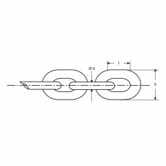 08 MM GALVANİZLİ KALİBRE ATLI ZİNCİR