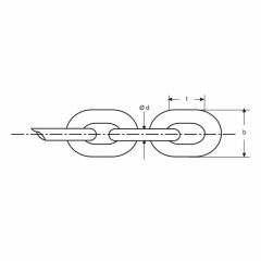 11 MM GALVANİZLİ KALİBRE ATLI ZİNCİR