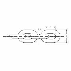 16 MM GALVANİZLİ KALİBRE ATLI ZİNCİR