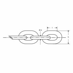 05 MM GALVANİZLİ NORMAL BAKLALI ZİNCİR