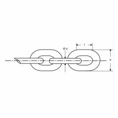 06 MM GALVANİZLİ NORMAL BAKLALI ZİNCİR