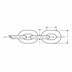 07 MM GALVANİZLİ NORMAL BAKLALIZİNCİR