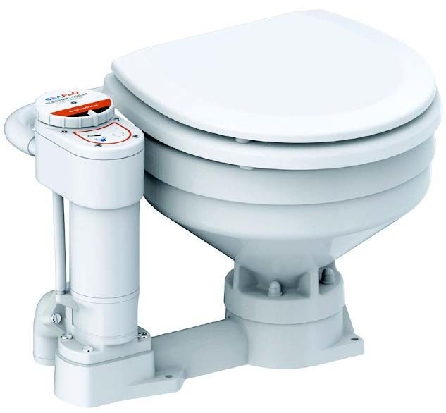 SEAFLO ELEKTRİKLİ TUVALET YANDAN MOTORLU K.TAŞ