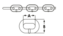 12 MM KROM ZİNCİR 316L