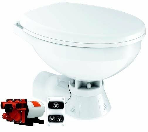 SEAFLO ELEKTRİKLİ SESSİZ TUVALET BÜYÜK TAŞ 24 V