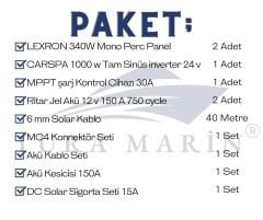 Akülü Solar Paketi 1