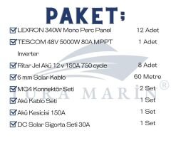 Akülü Solar Paketi 6