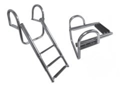 Platform Üstü Teleskopik Krom Merdiven 4'lü