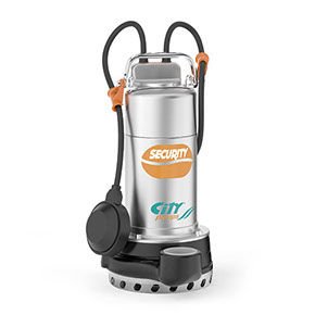 CITY PUMPS SECURITY 10 M Paslanmaz Flatörlü Drenaj Dalgıç Pompası
