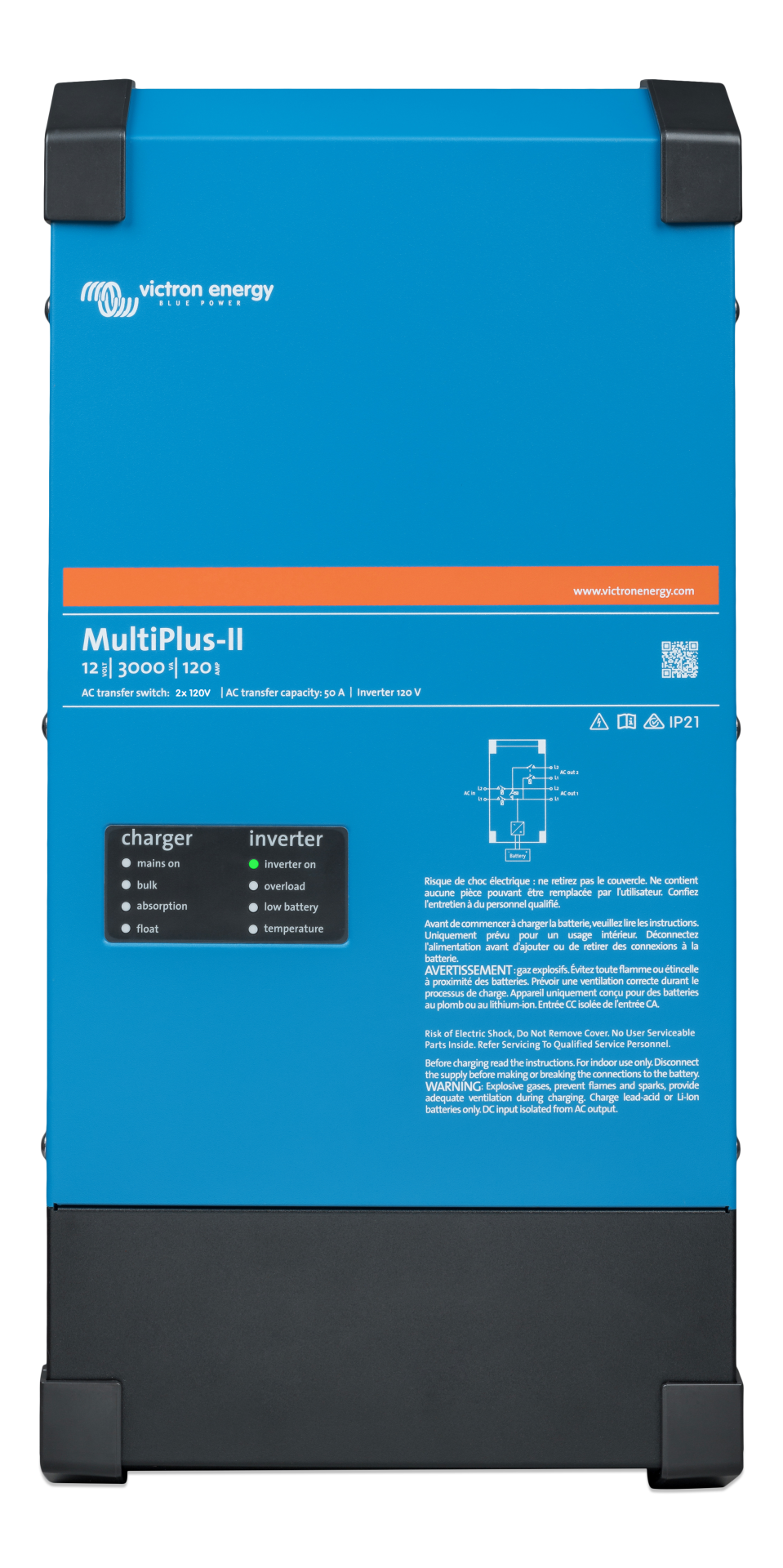 Victron Energy MultiPlus-II 12/5000/220-50 PMP122505012