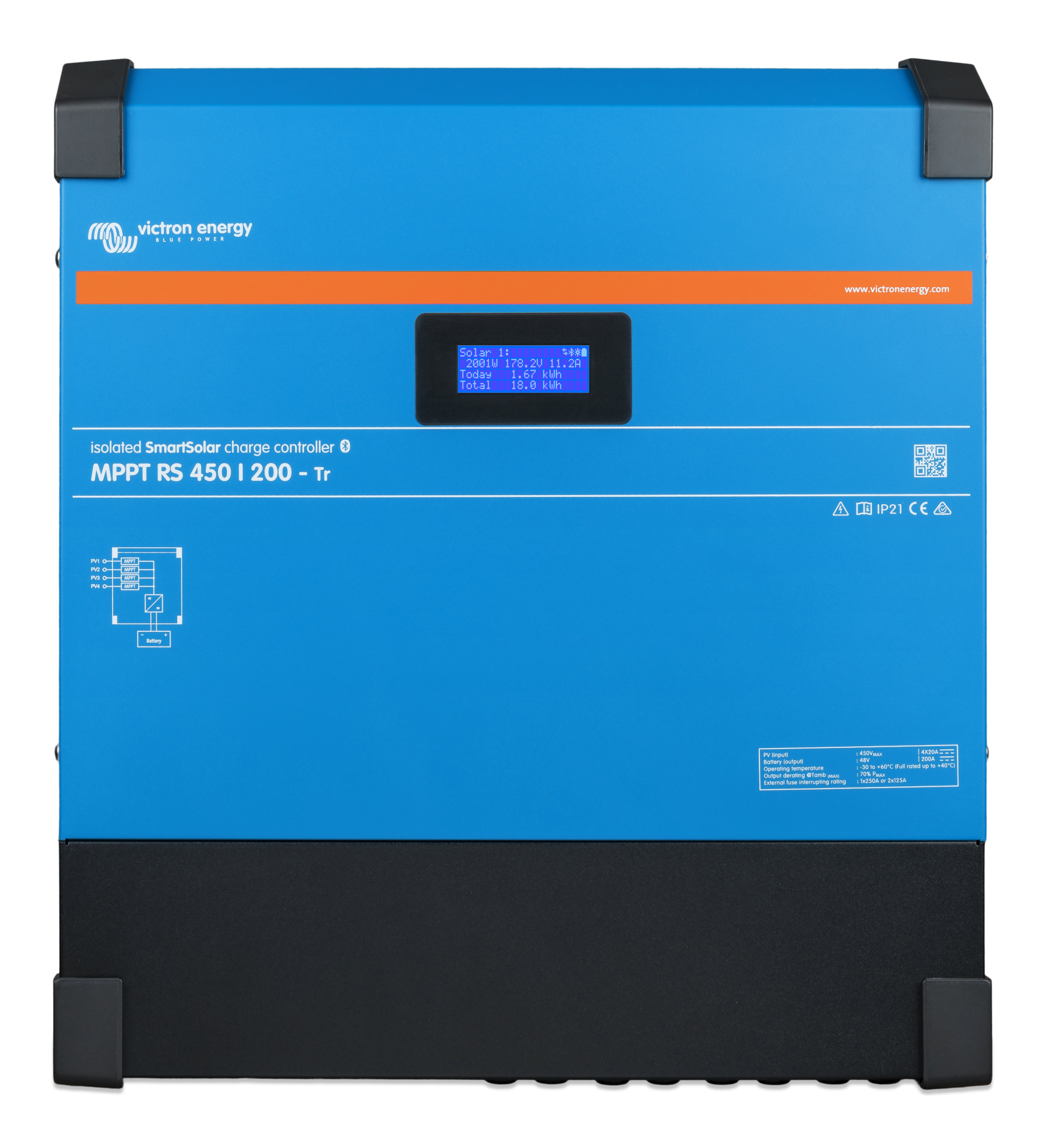 Victron Energy SmartSolar MPPT RS 450/200-MC4 SCC145120510