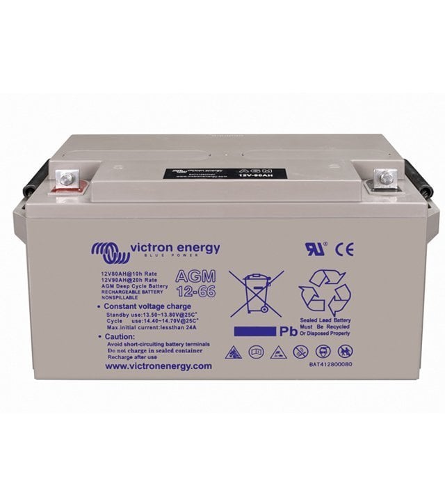 Victron Enerji AGM Deep Cycle Marin Akü 12V/66Ah BAT412600084