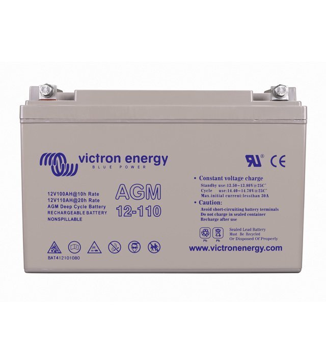 Victron Energy 12V/110Ah AGM Deep Cycle Akü (M8) BAT412101085