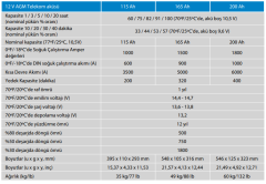 Victron Energy 12V/200Ah AGM Telekom Akü (M8) BAT412181164