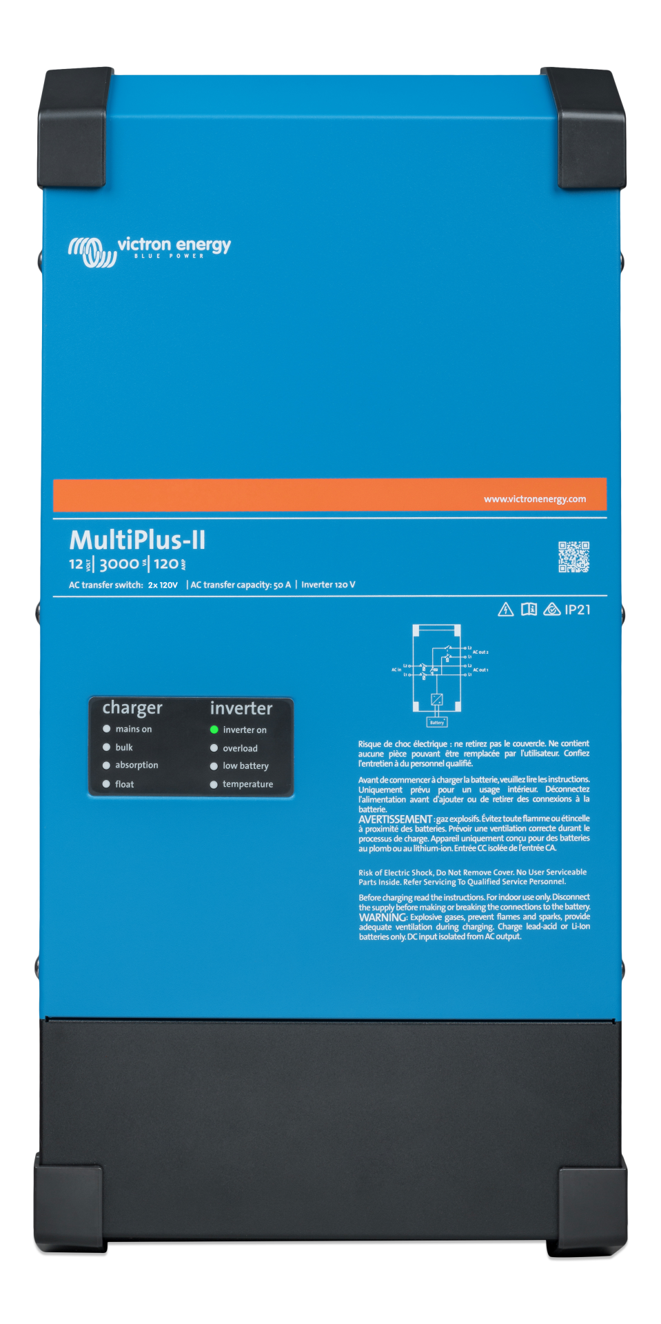 Victron Energy MultiPlus-II 12/3000/120-32 PMP122305010