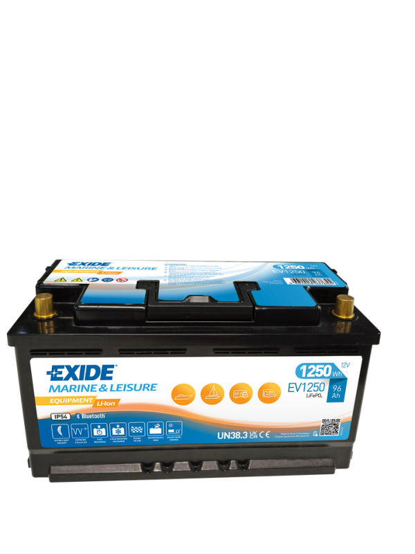 Battery Exide Ev1250 96Ah 1250Wh