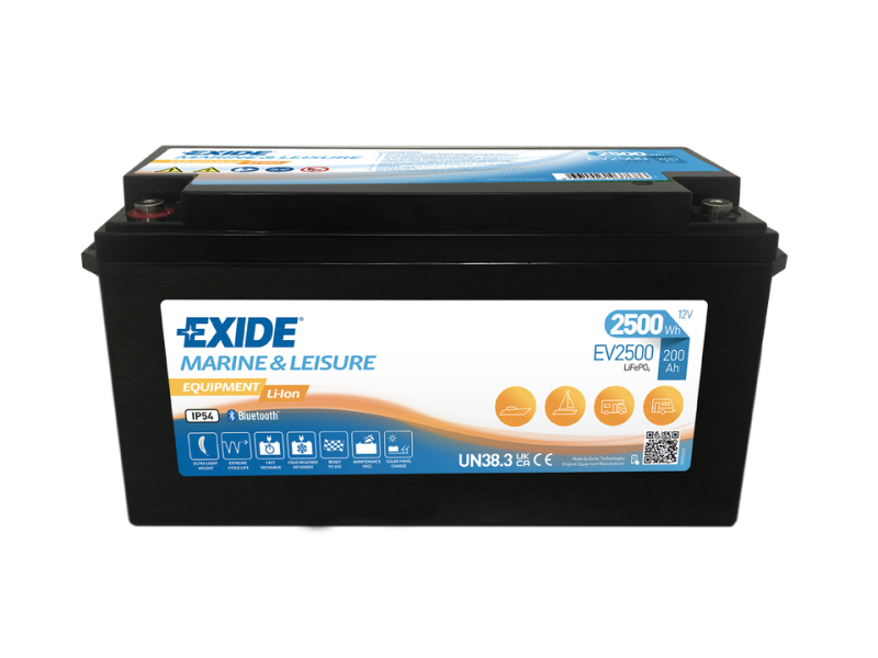 Battery Exide Ev2500 200Ah 2500Wh