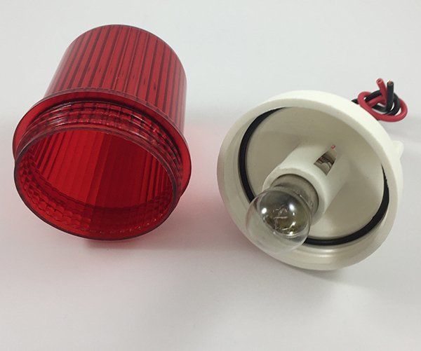 BORU BAŞLI TEPE LAMBASI KIRMIZI LED