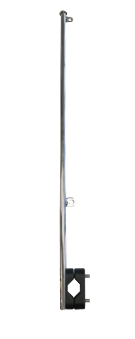 BAYRAK DİREĞİ KROM VARDAVELA MONTAJ 50 CM