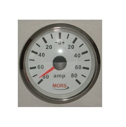 AMPERMETRE 12-24 V SİYAH + ŞÖNT DAHİL