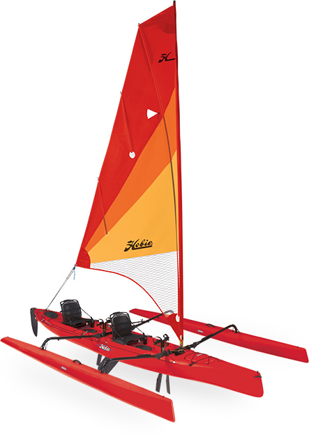 Hobie Mirage Tandem Island Red Hibiscus