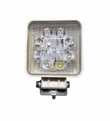 LAMBA 106x106mm,BEYAZ 9 led 10-30v  27W
