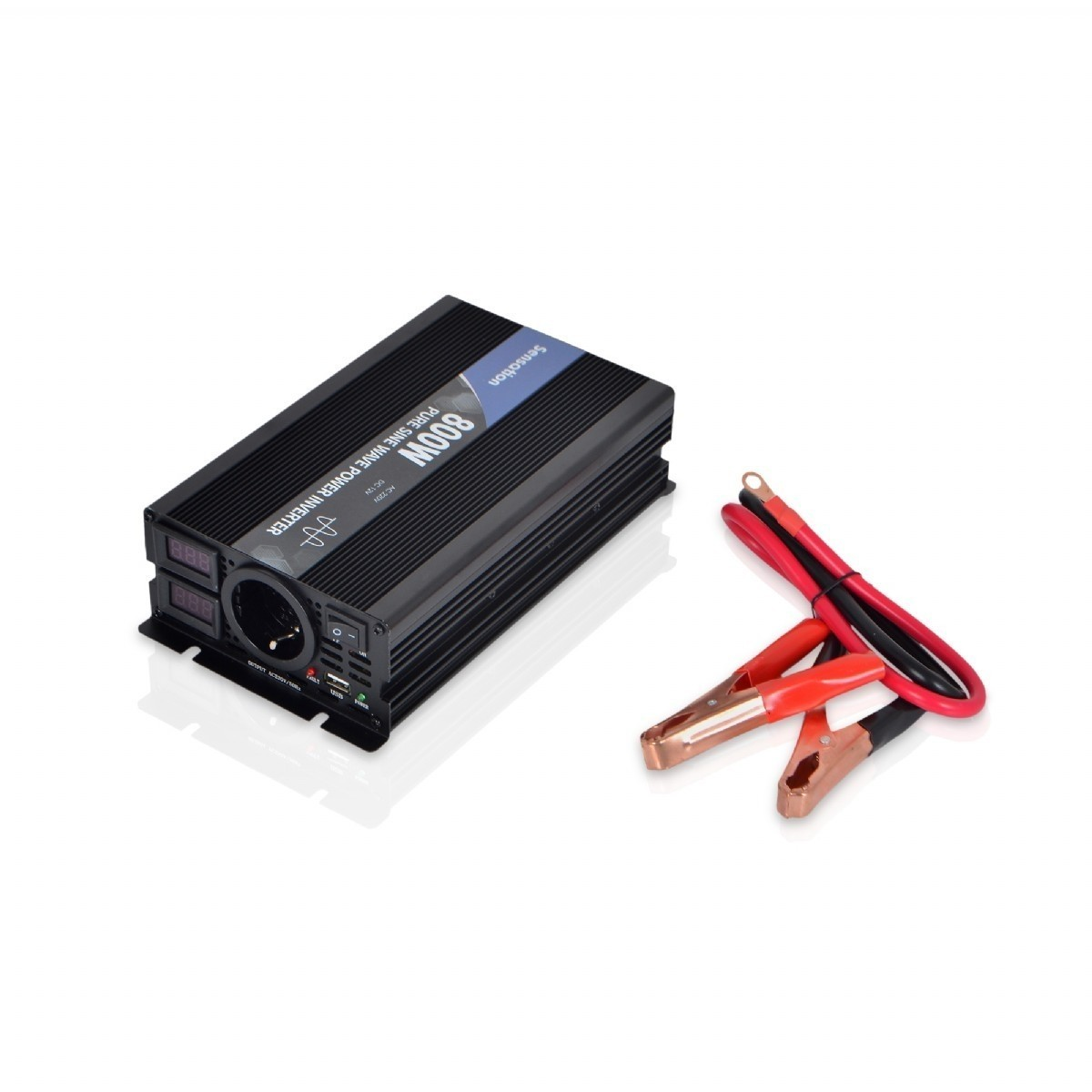 Sensation DW Serisi Ekranlı 800W Watt 0,8 KW Tam Sinüs İnvertör 12V/220V Çevirici İnverter