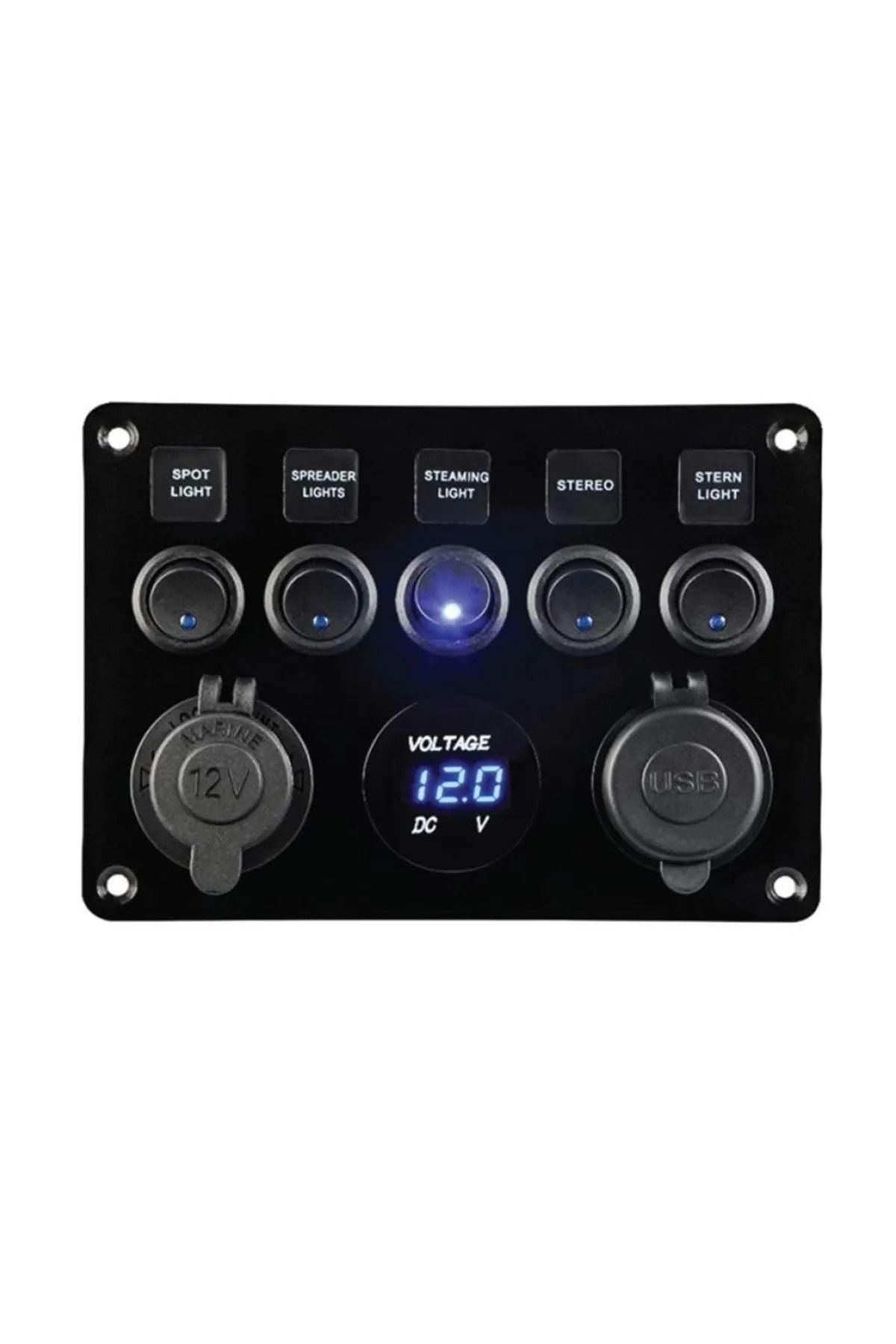 BFY 5'Lİ SWITCH PANEL IŞIKLI ŞARJ-VOLT-USB