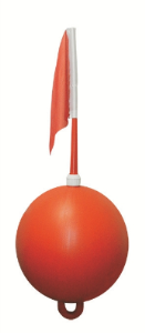 BAYRAKLI YUVARLAK ŞAMANDIRA Ø:45 BOY:120 CM