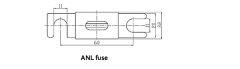 ANL-fuse 400A/80V for 48V products (1 pc) CIP142400000