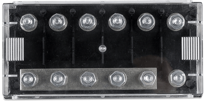Six-way fuse holder for Mega-fuse with busbar (250A) CIP050060000