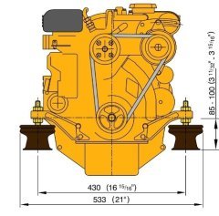Vetus Diesel M2.18 Deniz Motoru
