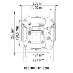UP6/E DX OTOMATİK HİDROFOR 52lt/dk 12-24v