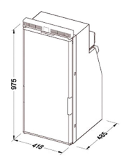 Thetford T1090 12V Buzdolabı 90 L