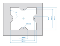 Thetford Seramik Tek Gözlü Ocak - 305 * 95 * 355mm