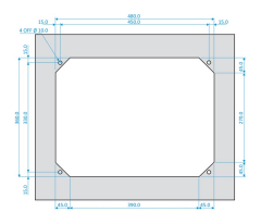 Thetford Seramik Bir Gözlü 220V ve Gazlı 2 Gözlü Ocak Bir Arada- 500 * 100 * 380mm