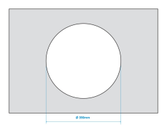 Thetford Yuvarlak Eviye Çap 405 X Derinlik 145 mm