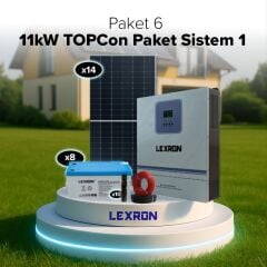 11kW TOPCON PAKET SİSTEM 1 BAĞ EVİ PAKET (PAKET 6)