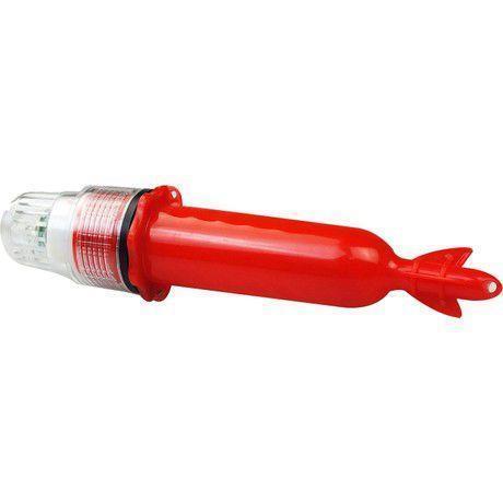 AĞ LAMBASI ÇAKARLI LED KIRMIZI   2 BÜYÜK PİLLİ