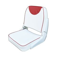 KOLTUK KATLANIR BEYAZ-KIRMIZI 45x36x48cm